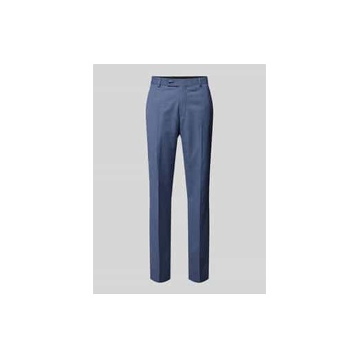 Spodnie do garnituru o kroju slim fit w kant ze sklepu Peek&Cloppenburg  w kategorii Spodnie męskie - zdjęcie 177826120