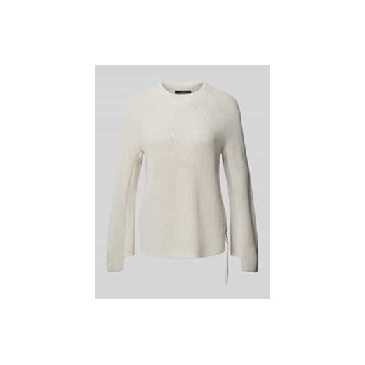 Sweter z dzianiny z okrągłym dekoltem ze sklepu Peek&Cloppenburg  w kategorii Swetry damskie - zdjęcie 177826221