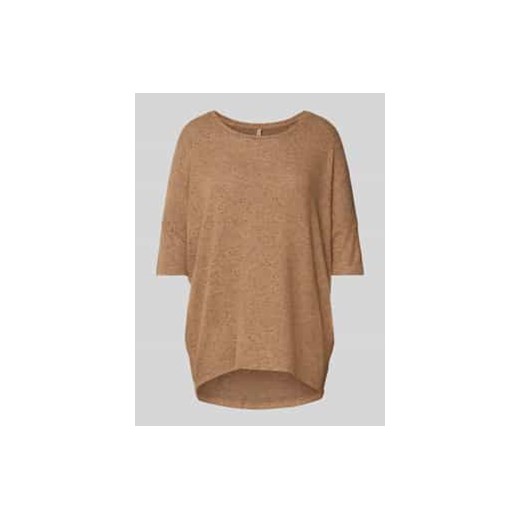 Sweter z dzianiny z okrągłym dekoltem model ‘BIARA’ ze sklepu Peek&Cloppenburg  w kategorii Swetry damskie - zdjęcie 177826812