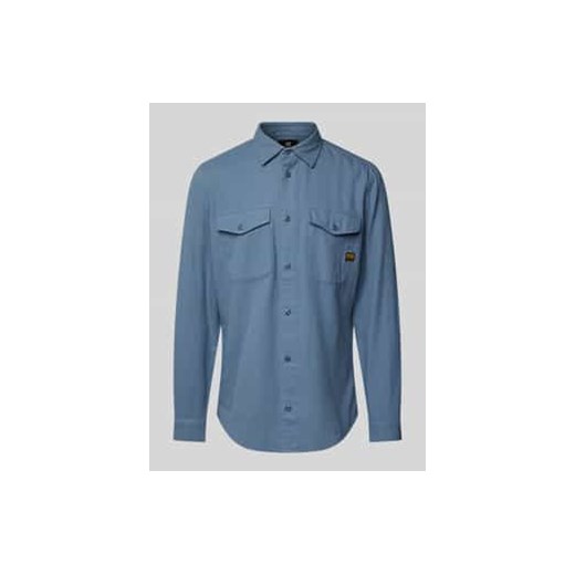 Koszula casualowa o kroju slim fit z kołnierzykiem typu kent ze sklepu Peek&Cloppenburg  w kategorii Koszule męskie - zdjęcie 177827090