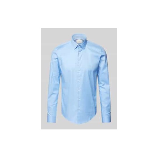 Koszula biznesowa o kroju slim fit z kołnierzykiem typu kent model ‘Bari’ ze sklepu Peek&Cloppenburg  w kategorii Koszule męskie - zdjęcie 177827240