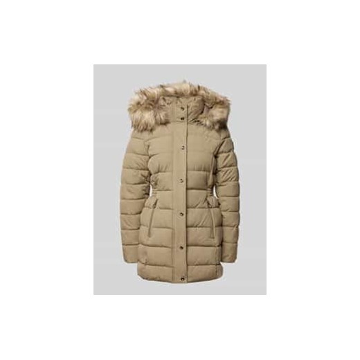 Płaszcz pikowany o kroju shaped fit z obszyciem ze sztucznego futra model ‘NEWLUNA’ ze sklepu Peek&Cloppenburg  w kategorii Płaszcze damskie - zdjęcie 177827331