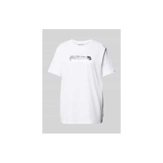 T-shirt z detalami z logo ze sklepu Peek&Cloppenburg  w kategorii T-shirty męskie - zdjęcie 177827463