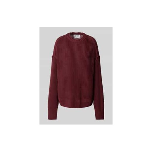 Sweter z dzianiny o kroju oversized z fakturowanym wzorem ze sklepu Peek&Cloppenburg  w kategorii Swetry damskie - zdjęcie 177827723