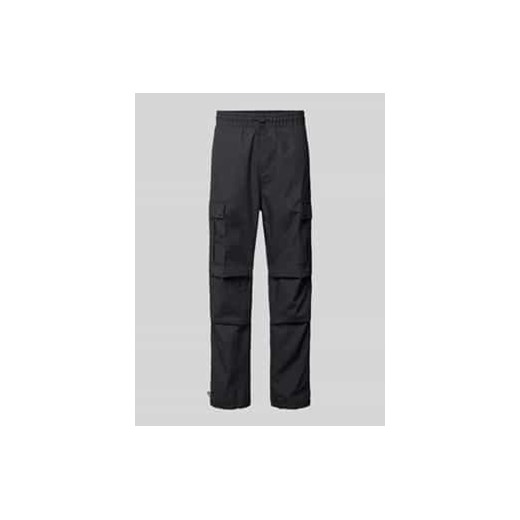 Spodnie cargo o kroju regular fit z marszczeniami model ‘Geo’ ze sklepu Peek&Cloppenburg  w kategorii Spodnie męskie - zdjęcie 177827834