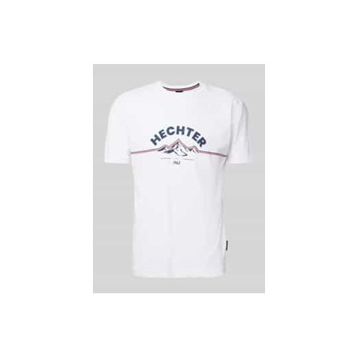 T-shirt z nadrukiem z logo ze sklepu Peek&Cloppenburg  w kategorii T-shirty męskie - zdjęcie 177827880