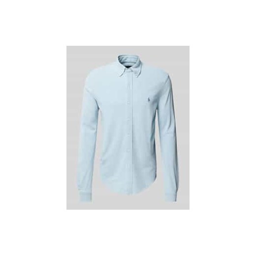 Koszula casualowa o kroju slim fit z kołnierzykiem typu button down ze sklepu Peek&Cloppenburg  w kategorii Koszule męskie - zdjęcie 177827890