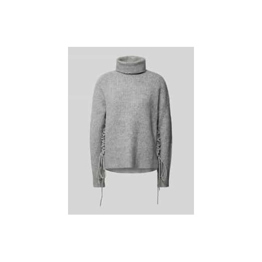 Golf o kroju comfort fit z bocznym wiązaniem model ‘RADNA’ ze sklepu Peek&Cloppenburg  w kategorii Swetry damskie - zdjęcie 177827952