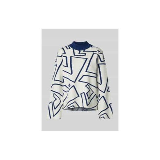 Sweter z dzianiny z mieszanki wiskozy ze stójką model ‘Miran’ ze sklepu Peek&Cloppenburg  w kategorii Swetry damskie - zdjęcie 177828100
