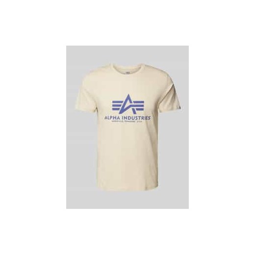 T-shirt z nadrukiem z logo ze sklepu Peek&Cloppenburg  w kategorii T-shirty męskie - zdjęcie 177828101