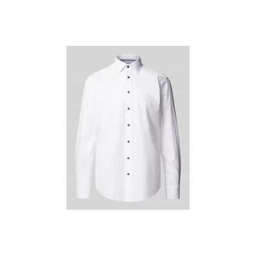 Koszula biznesowa o kroju regular fit z kołnierzykiem typu kent ze sklepu Peek&Cloppenburg  w kategorii Koszule męskie - zdjęcie 177828231