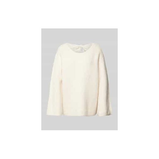 Sweter z dzianiny z rozkloszowanymi rękawami ze sklepu Peek&Cloppenburg  w kategorii Swetry damskie - zdjęcie 177828463