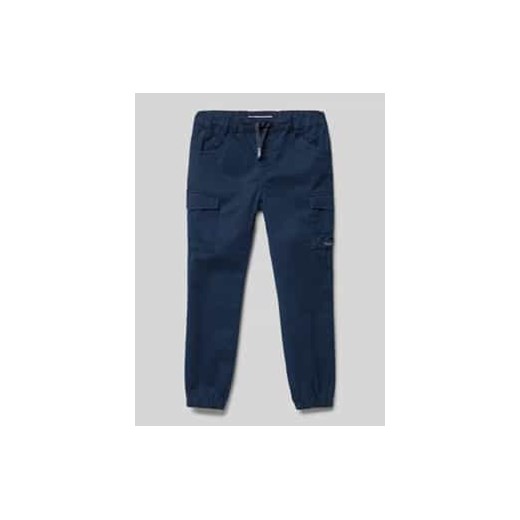 Spodnie cargo o kroju regular fit z tunelem model ‘BEN’ ze sklepu Peek&Cloppenburg  w kategorii Spodnie chłopięce - zdjęcie 177828502