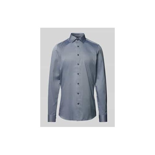 Koszula biznesowa o kroju slim fit z kołnierzykiem typu kent model ‘New York’ ze sklepu Peek&Cloppenburg  w kategorii Koszule męskie - zdjęcie 177828553