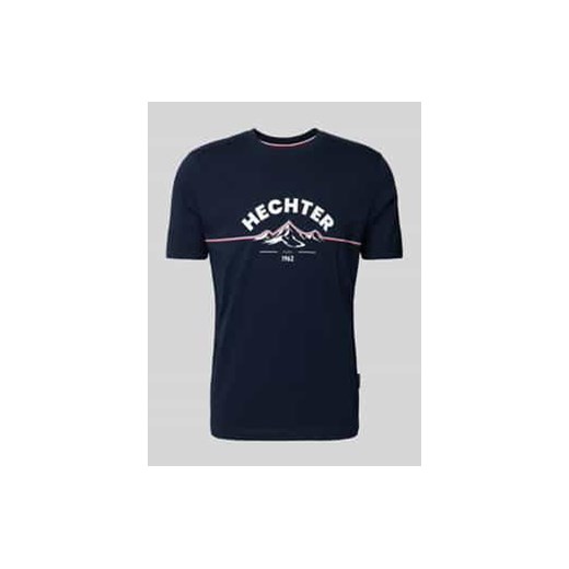 T-shirt z nadrukiem z logo ze sklepu Peek&Cloppenburg  w kategorii T-shirty męskie - zdjęcie 177828841