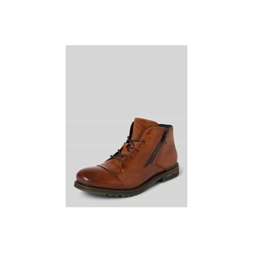 Buty ze skóry model ‘Vittore’ ze sklepu Peek&Cloppenburg  w kategorii Buty zimowe męskie - zdjęcie 177828851