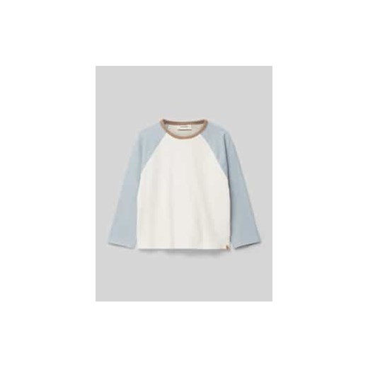 Bluzka z długim rękawem i detalem z logo model ‘NUNAN’ ze sklepu Peek&Cloppenburg  w kategorii T-shirty chłopięce - zdjęcie 177828873