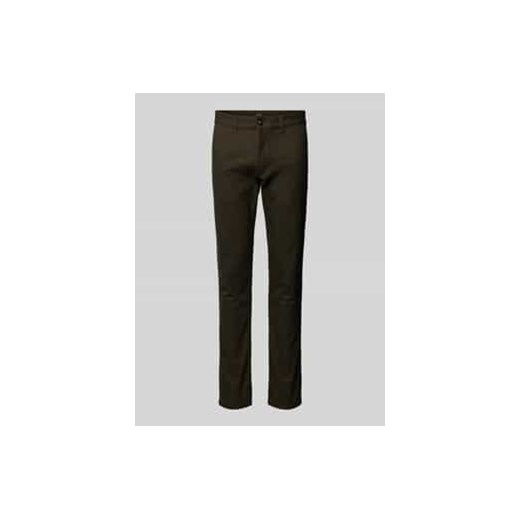 Chinosy o kroju slim fit z efektem melanżowym ze sklepu Peek&Cloppenburg  w kategorii Spodnie męskie - zdjęcie 177829122