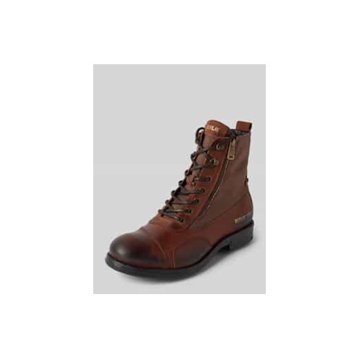 Buty z zamkiem błyskawicznym model ‘PACK BIKER’ ze sklepu Peek&Cloppenburg  w kategorii Buty zimowe męskie - zdjęcie 177829202