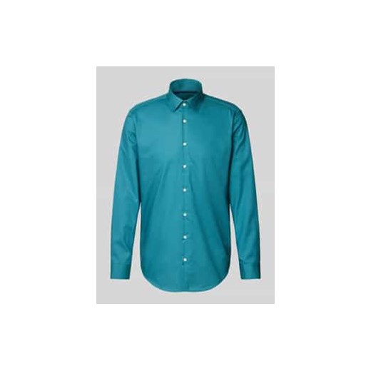 Koszula biznesowa o kroju regular fit z kołnierzykiem typu kent ze sklepu Peek&Cloppenburg  w kategorii Koszule męskie - zdjęcie 177829502
