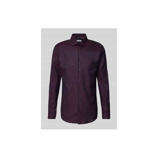 Koszula biznesowa o kroju slim fit z kołnierzykiem typu kent ze sklepu Peek&Cloppenburg  w kategorii Koszule męskie - zdjęcie 177829573