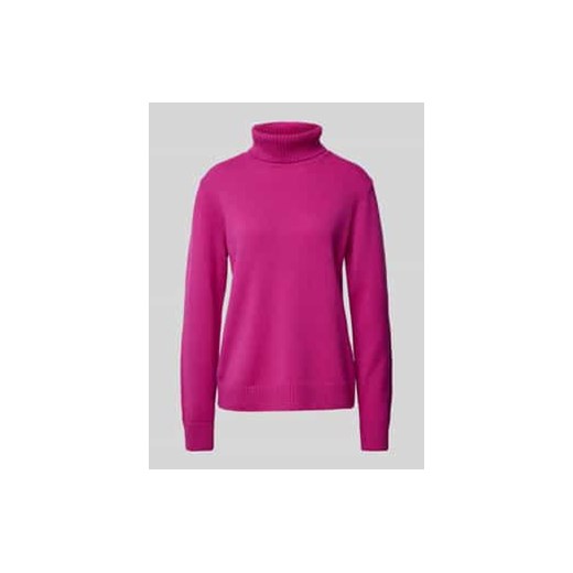 Sweter z żywej wełny z golfem ze sklepu Peek&Cloppenburg  w kategorii Swetry damskie - zdjęcie 177829743