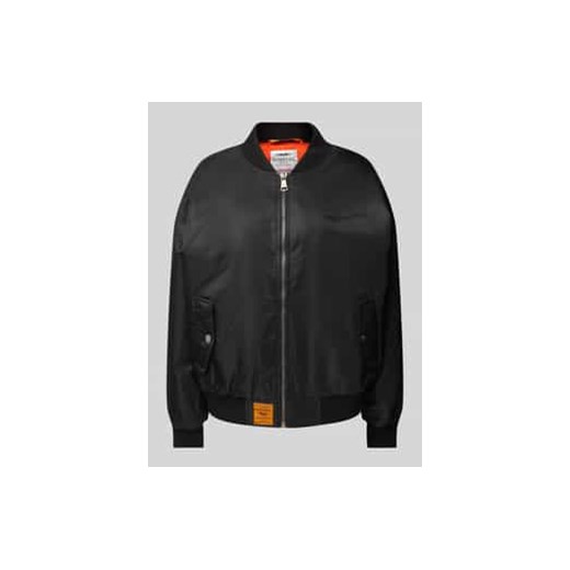 Bomberka o kroju oversized z wyhaftowanym logo ze sklepu Peek&Cloppenburg  w kategorii Kurtki damskie - zdjęcie 177829891