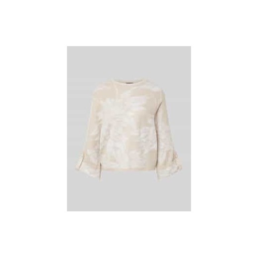 Sweter z dzianiny o kroju regular fit z okrągłym dekoltem ze sklepu Peek&Cloppenburg  w kategorii Swetry damskie - zdjęcie 177830063