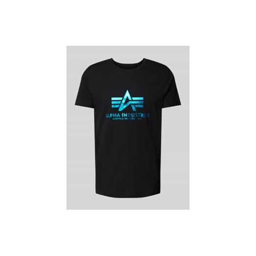 T-shirt z nadrukiem z logo ze sklepu Peek&Cloppenburg  w kategorii T-shirty męskie - zdjęcie 177830430