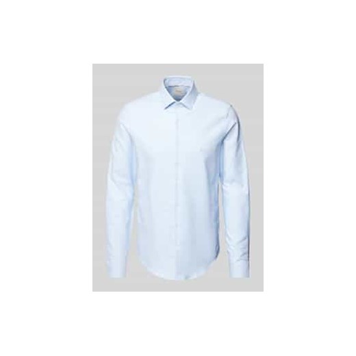 Koszula biznesowa o kroju slim fit z kołnierzykiem typu kent model ‘Bari’ ze sklepu Peek&Cloppenburg  w kategorii Koszule męskie - zdjęcie 177830524