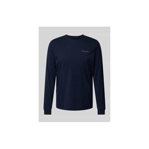 Bluzka z długim rękawem o kroju slim fit z nadrukiem z logo ze sklepu Peek&Cloppenburg  w kategorii T-shirty męskie - zdjęcie 177830563