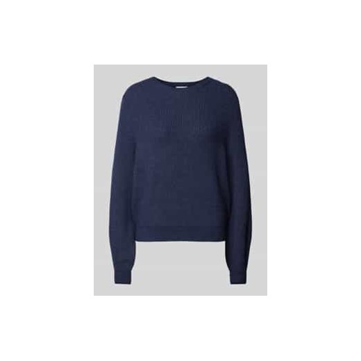 Sweter z dzianiny o kroju oversized z mieszanki wiskozy z okrągłym dekoltem ze sklepu Peek&Cloppenburg  w kategorii Swetry damskie - zdjęcie 177830593