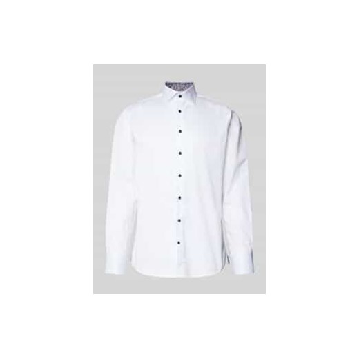 Koszula biznesowa o kroju regular fit z kołnierzykiem typu kent ze sklepu Peek&Cloppenburg  w kategorii Koszule męskie - zdjęcie 177830641