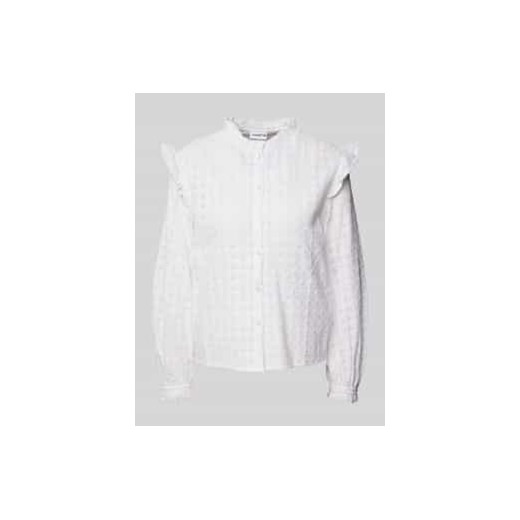 Bluzka o kroju regular fit z haftem angielskim ze sklepu Peek&Cloppenburg  w kategorii Koszule damskie - zdjęcie 177830710