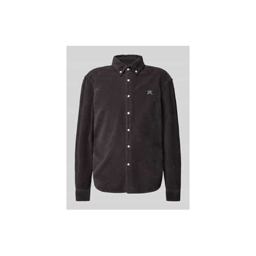 Koszula sztruksowa o kroju regular fit z kołnierzykiem typu button down ze sklepu Peek&Cloppenburg  w kategorii Koszule męskie - zdjęcie 177830794