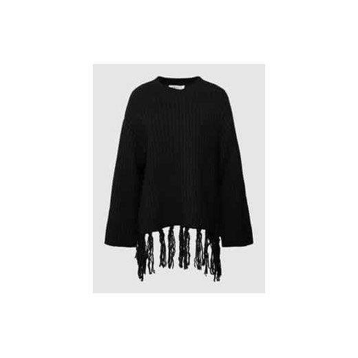 Sweter z dzianiny z frędzlami model ‘Narumol’ ze sklepu Peek&Cloppenburg  w kategorii Swetry damskie - zdjęcie 177831201
