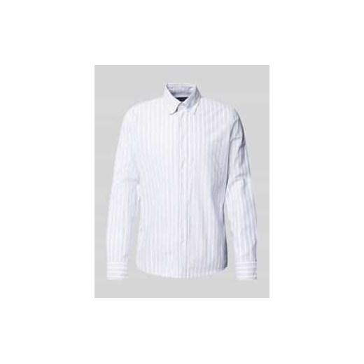 Koszula Oxford o kroju regular fit z bawełny ekologicznej z wzorem w paski ze sklepu Peek&Cloppenburg  w kategorii Koszule męskie - zdjęcie 177831230