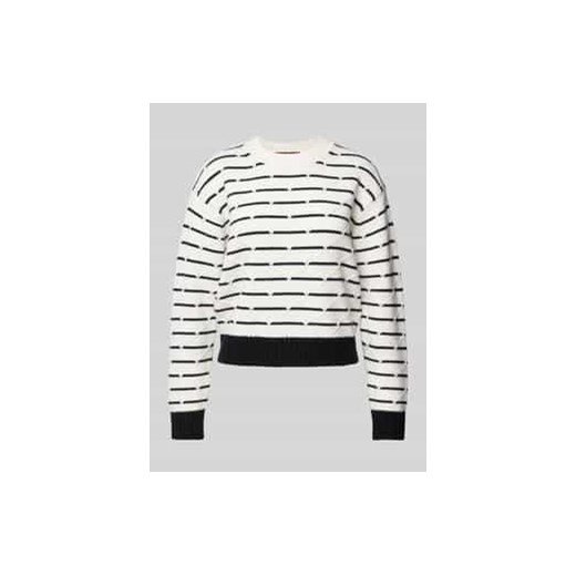 Sweter z dzianiny z fakturowanym wzorem model ‘GETTONE’ ze sklepu Peek&Cloppenburg  w kategorii Swetry damskie - zdjęcie 177831333
