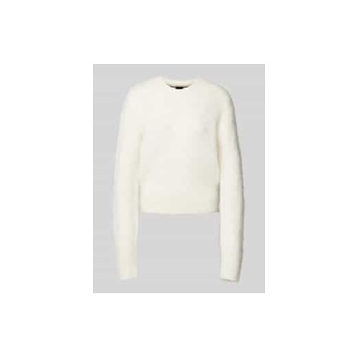 Sweter z dzianiny z prążkowanymi wykończeniami model ‘Fleuretty’ ze sklepu Peek&Cloppenburg  w kategorii Swetry damskie - zdjęcie 177831390