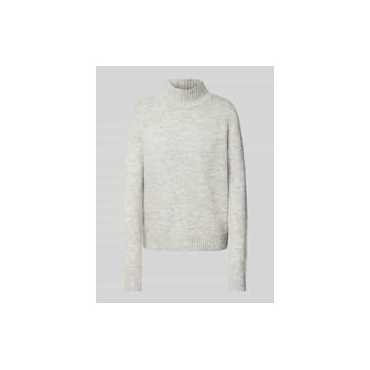 Sweter z dzianiny z prążkowanymi wykończeniami ze sklepu Peek&Cloppenburg  w kategorii Swetry damskie - zdjęcie 177831582