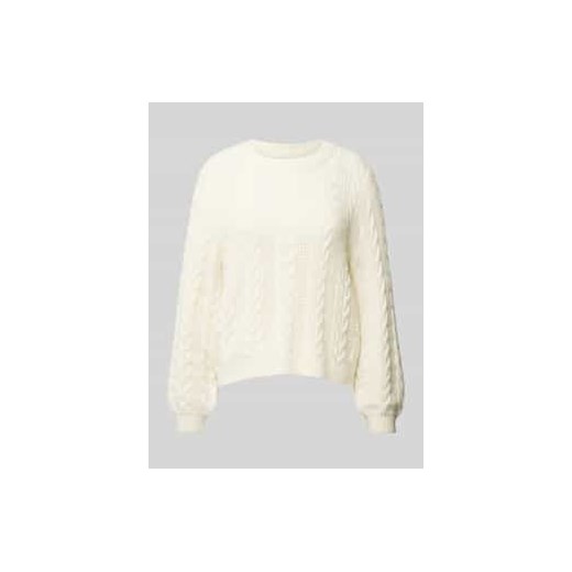 Sweter z dzianiny z okrągłym dekoltem model ‘RUBINA’ ze sklepu Peek&Cloppenburg  w kategorii Swetry damskie - zdjęcie 177831834