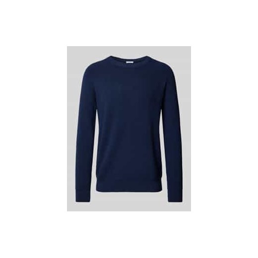 Sweter z dzianiny z raglanowymi rękawami ze sklepu Peek&Cloppenburg  w kategorii Swetry męskie - zdjęcie 177832344