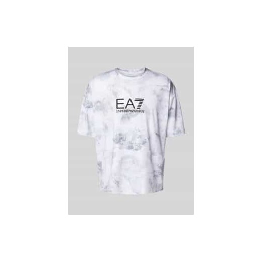 T-shirt z nadrukiem z logo model ‘VENTUS’ ze sklepu Peek&Cloppenburg  w kategorii T-shirty męskie - zdjęcie 177832380