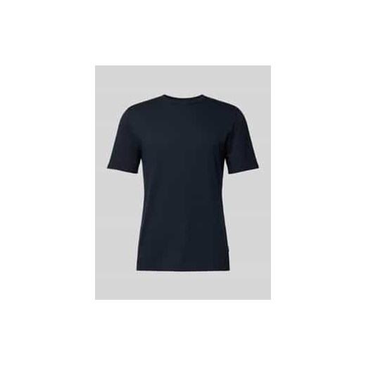 T-shirt z prążkowanym,okrągłym dekoltem model ‘TIBURT’ ze sklepu Peek&Cloppenburg  w kategorii T-shirty męskie - zdjęcie 177832520