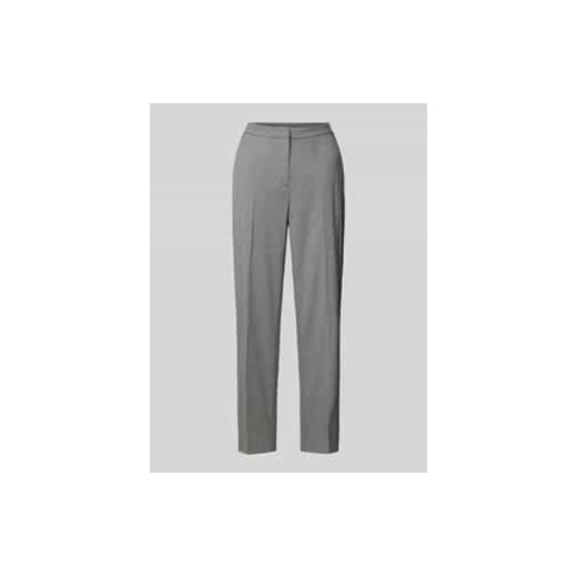 Spodnie materiałowe o kroju slim fit w kant ze sklepu Peek&Cloppenburg  w kategorii Spodnie damskie - zdjęcie 177832524