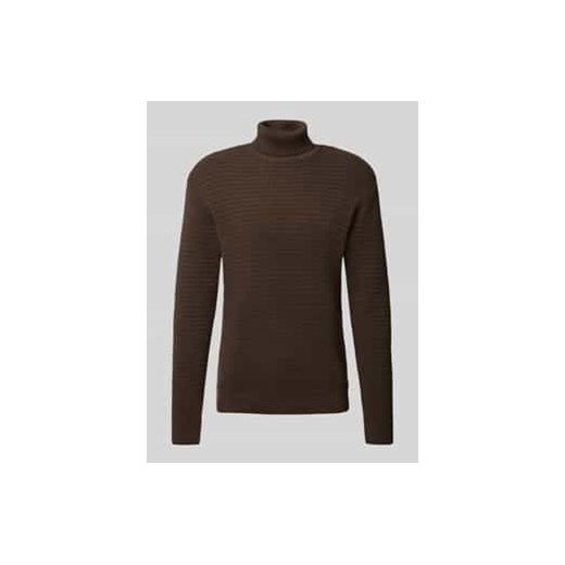 Sweter z dzianiny z golfem model ‘THEO’ ze sklepu Peek&Cloppenburg  w kategorii Swetry męskie - zdjęcie 177832840