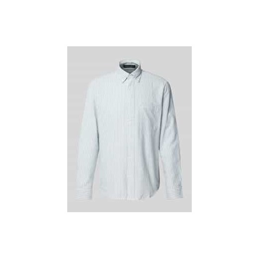 Koszula casualowa o kroju regular fit z czystej bawełny z nakładaną kieszenią na piersi ze sklepu Peek&Cloppenburg  w kategorii Koszule męskie - zdjęcie 177833361