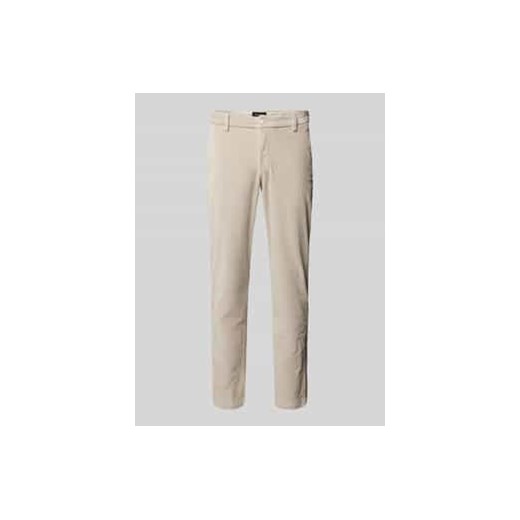 Spodnie sztruksowe o kroju tapered fit z wpuszczanymi kieszeniami model ‘CORDUROY’ ze sklepu Peek&Cloppenburg  w kategorii Spodnie męskie - zdjęcie 177833692