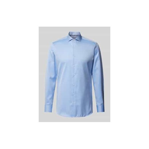 Koszula biznesowa o kroju slim fit z diagonalu ze sklepu Peek&Cloppenburg  w kategorii Koszule męskie - zdjęcie 177833781