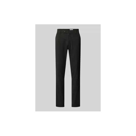 Spodnie materiałowe o kroju slim fit z kieszeniami z tyłu model ‘MARCO CONNOR’ ze sklepu Peek&Cloppenburg  w kategorii Spodnie męskie - zdjęcie 177833841